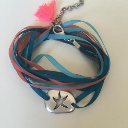Starfish Bracelet 297 - Friendship Summer Spring..
