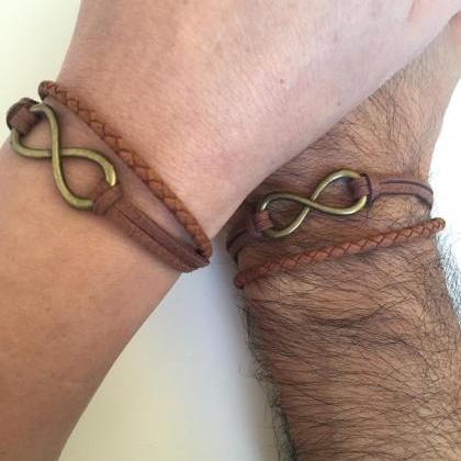 Couples Men Women Infinity Bracelets 283-..
