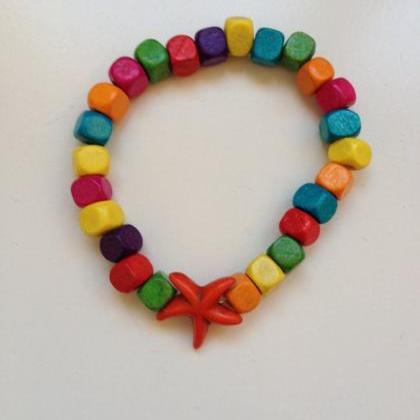 Little girl bracelet 150- starfish ..