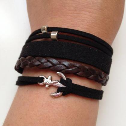 Leather Bracelet 34 - friendship cu..