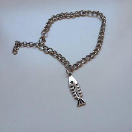 Fishbone Chain Bracelet 11- Friendship Metal Chain..