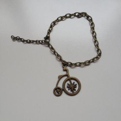 Old Bicycle Chain Bracelet 40- Friendship Bronze..