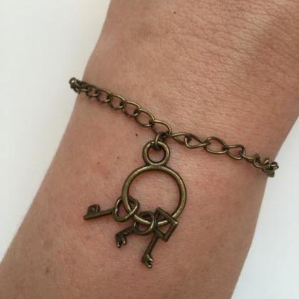 Keys Chain Bracelet 221- Friendship Bronze..