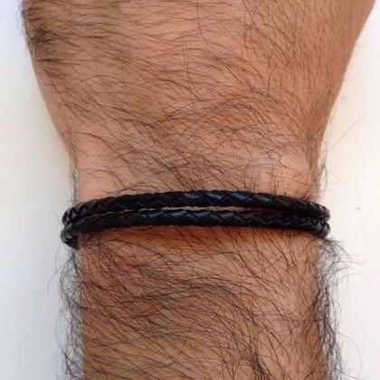 Men Bracelet 154- genuine leather b..