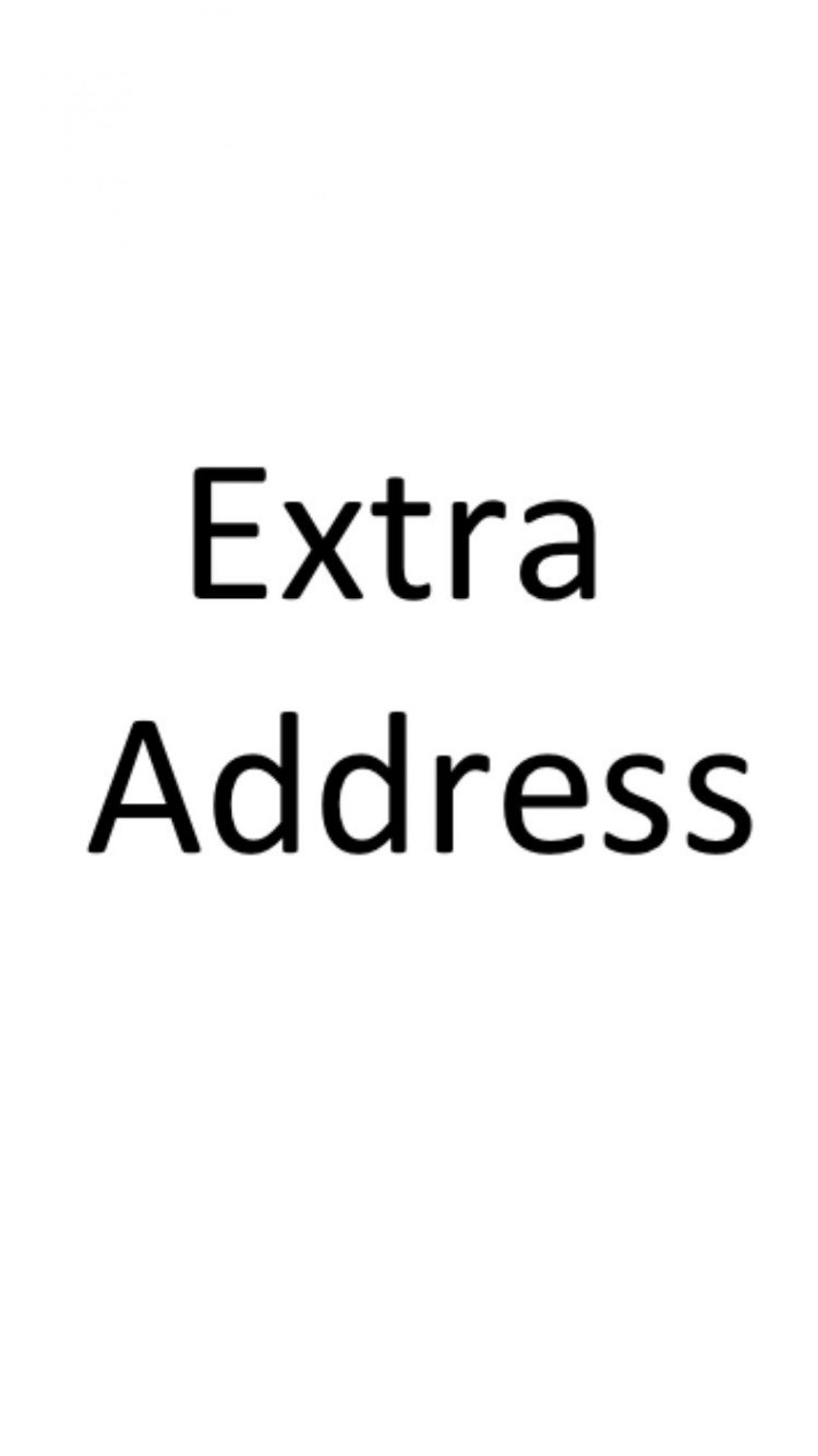 Extra Address