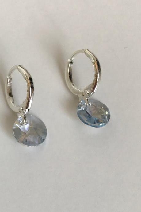 Swarovski Dangle Earrings 156 - Silver Swarovski Earrings Womenswear Trendy Accessories Chic Gift Boho